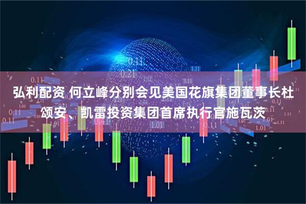弘利配资 何立峰分别会见美国花旗集团董事长杜颂安、凯雷投资集团首席执行官施瓦茨