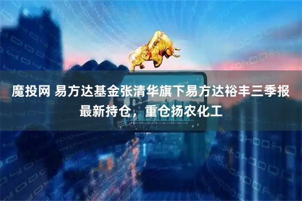 魔投网 易方达基金张清华旗下易方达裕丰三季报最新持仓，重仓扬农化工
