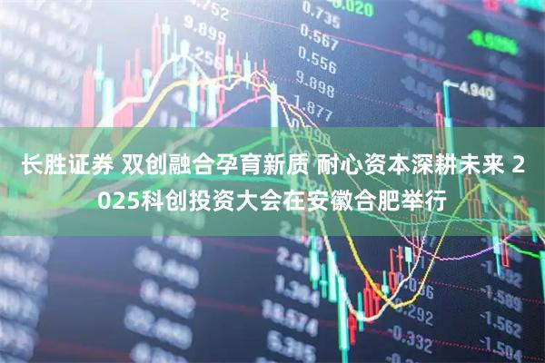 长胜证券 双创融合孕育新质 耐心资本深耕未来 2025科创投资大会在安徽合肥举行